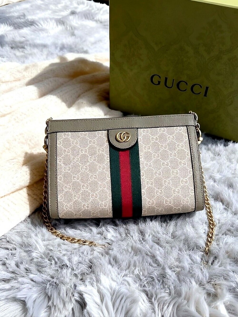 GUCCI Ophidia GG small shoulder bag - Picture 1 of 6